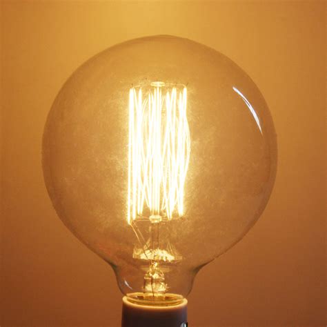 Incandescent Bulb E27 40w 220v G125 Globe Retro Edison Light Bulb Us699