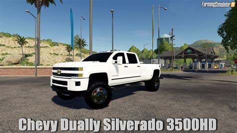 Chevy Dually Silverado 3500hd V10 For Fs19
