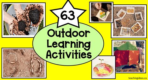 63 Outdoor Learning Activities Kids Will Love Hands On Teaching Ideas