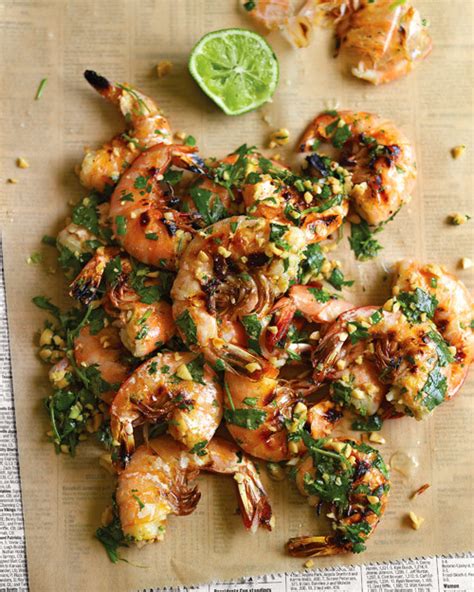 Grilled Shrimp Recipes Hot Off The Open Flame Martha Stewart