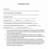 Sample Commercial Photography Contract Pictures