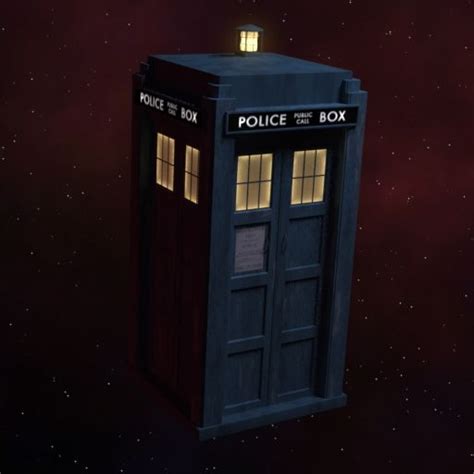 Doctor Who Tardis Realtime 3d Model 19 Ma Free3d