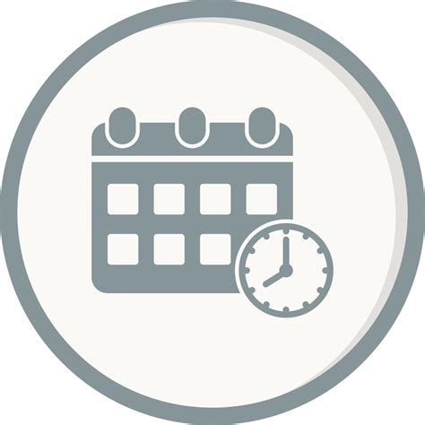 Date And Time Vector Icon 21023219 Vector Art At Vecteezy