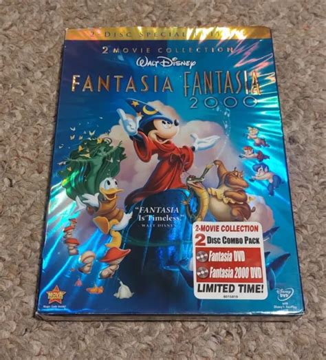 Fantasia Fantasia 2000 Special Edition Dvd 2010 Authentic Disney