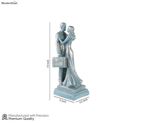 Buy Blue Polyresin Superior Couple Figurine Online In India At Best
