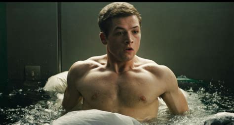 Taron Egerton Sexy Bare Chested Kingsman Sexy Very Hot Hot Sex Picture