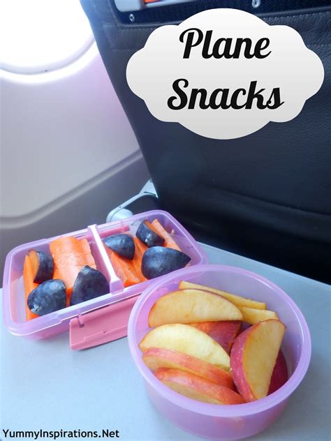 Plane Snacks Yummy Inspirations