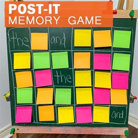 Especially for seniors, it is much better to prevent dementia and depression. Post-it Memory Game - HAPPY TODDLER PLAYTIME | Memory ...