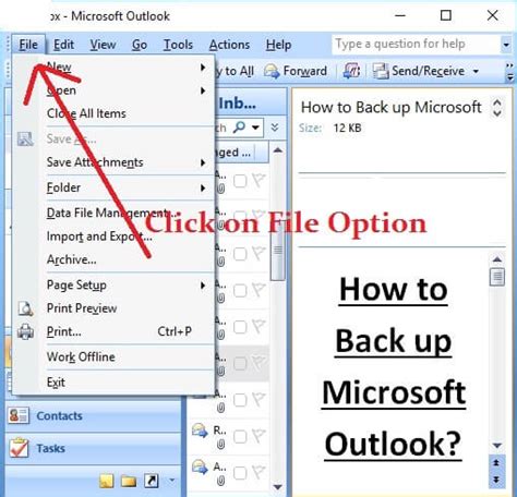 How To Back Up Microsoft Outlook Email Tips