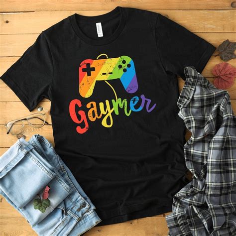 Gaymer Shirt Funny Lgbt Gay Pride Shirt Gay Pride Gamer T Etsy
