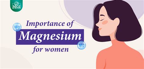 Importance Of Magnesium For Women Mgi Wellness