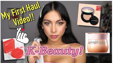 My First Haul Video Korean Beauty Products Youtube