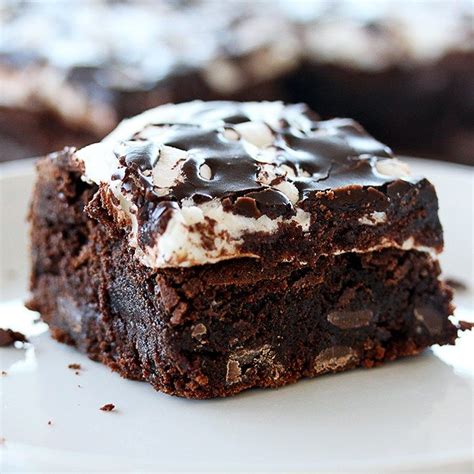 Fudgy Marshmallow Brownies Recipe Brownies Recipe Easy Brownie Recipes Desserts