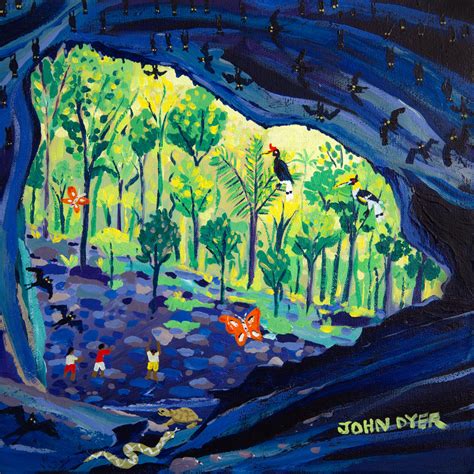 John Dyer Painting Garden Of Eden Mulu Borneo Johndyergallery
