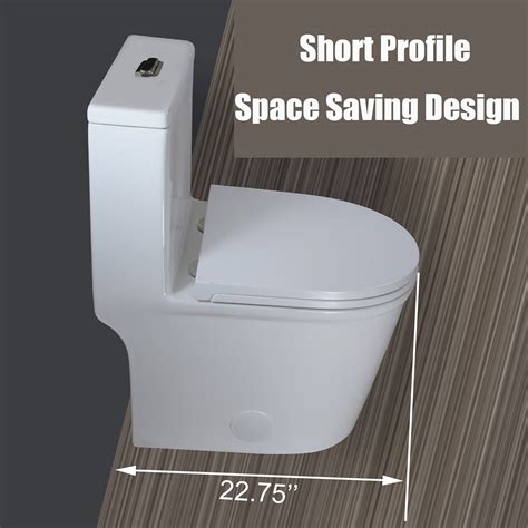 Winzo Wz5079 Compact Short One Piece Toilet Dual Flush For Small