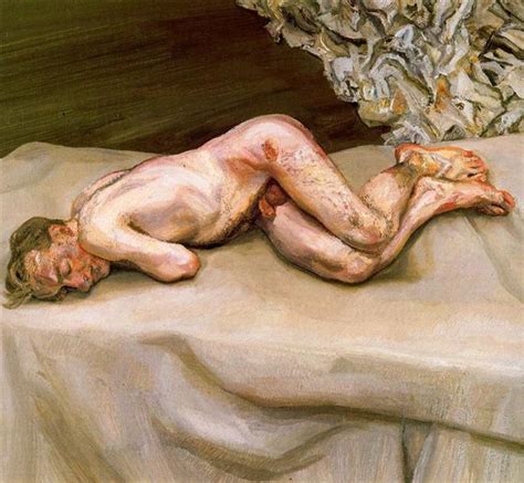 Naked Man On A Bed Lucian Freud Wikiart Org