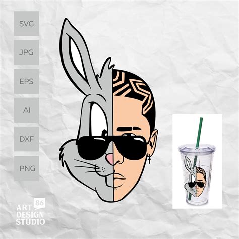 Free Bad Bunny Svg Images 257 SVG PNG EPS DXF File - Download Vector