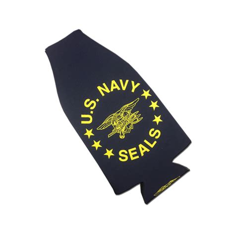 Us Navy Seal Bottle Koozie With Trident Udt Seal Store