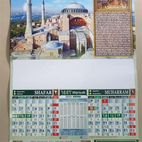 Jual Promo Kalender Hijriyah 1442 Berkualitas Di Lapak Samii Bukalapak
