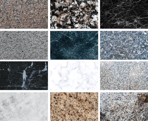 Our Selection Of Granite Colors Available