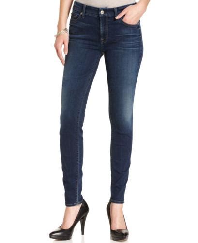 For All Mankind Jeans The Slim Illusion Mid Rise Skinny Slim