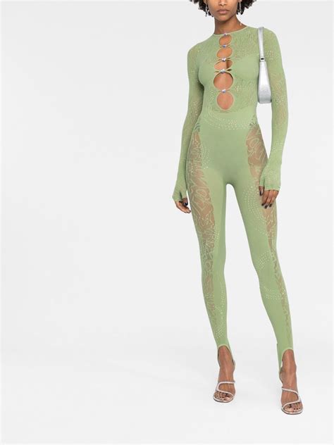 Poster Girl Long Sleeved Cut Out Jumpsuit Farfetch