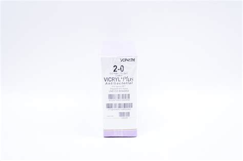 Ethicon Vcp417h 2 0 Vicryl Sh 26mm 12c Taper 27inch Box Of 36