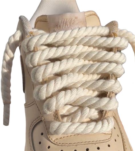 Thick Rope Shoe Laces Cream Sail Off White Braided Shoelaces Etsy In