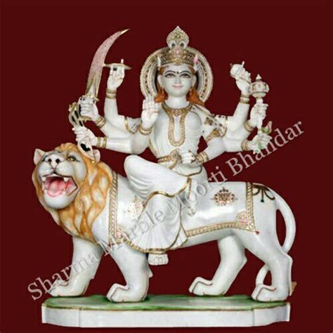 ambe maa marble sculpture at rs 25000 marble durga murti in jaipur id 8007633773