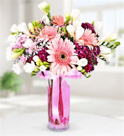 Send Flowers Turkey Pink Gerberas Arrangement From 11usd