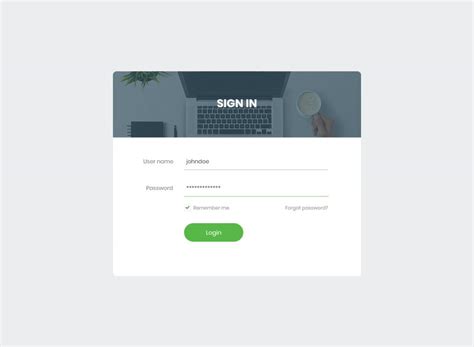 Login Form By Colorlib Free Html Login Form Colorlib