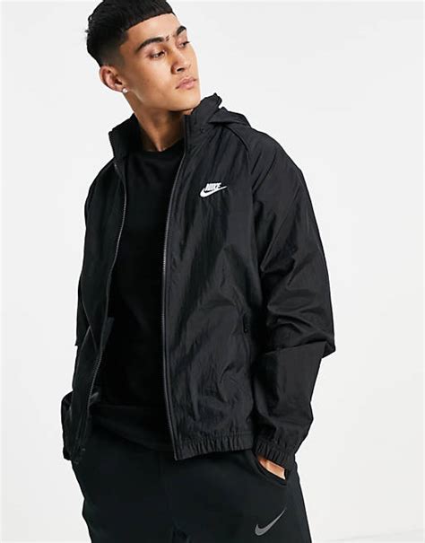Nike Woven Track Jacket In Black Asos