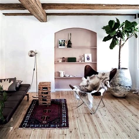 How To The Minimalist Bohemian Living Room Homilo