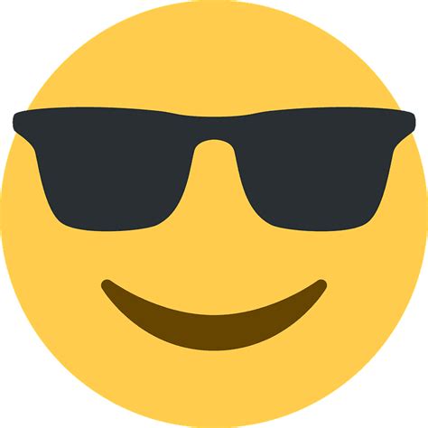 cute smiling emoticon wearing black sunglasses premium vector png porn sex picture