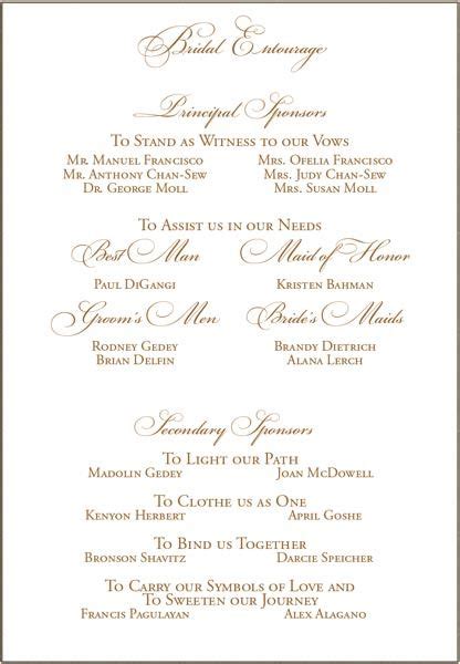 Filipino Wedding - Sponsors on Invite - Weddingbee ...