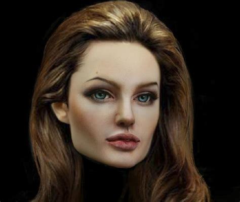13 Bjd Doll Head Angelina Jolie Custom Made Top Quality Realistic