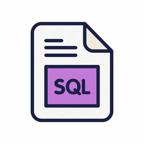 Data Base Extension File Sql Type Icon Download On Iconfinder