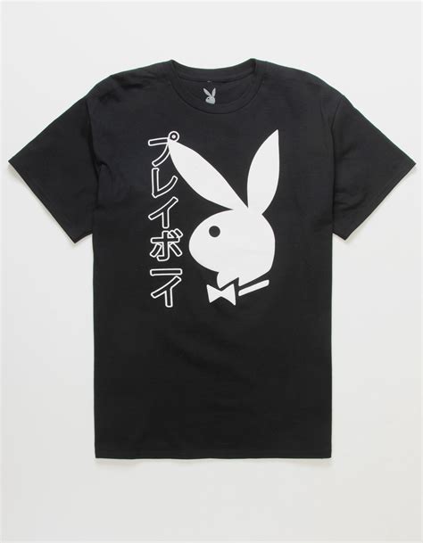 Playboy Kanji Bunny Mens Tee Black Tillys