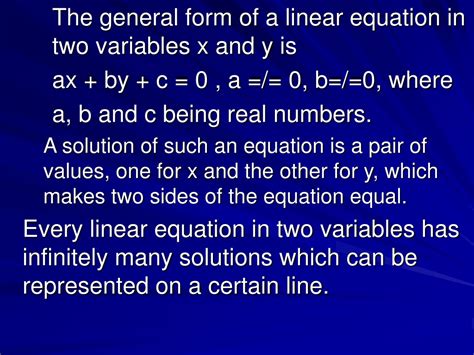 Ppt Linear Equation In Two Variables Powerpoint Presentation Free