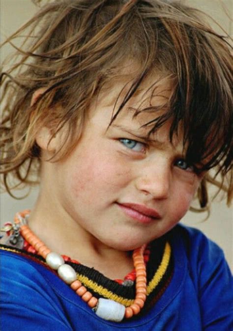 Kurdish Child With Blue Eyes Beautiful Children Precious Children