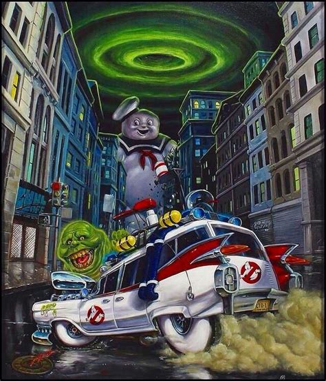 Fictional ️action ️crossover On Instagram “ghostbusters Art By