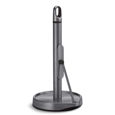 Simplehuman Tension Arm Standing Paper Towel Holder Black Stainless