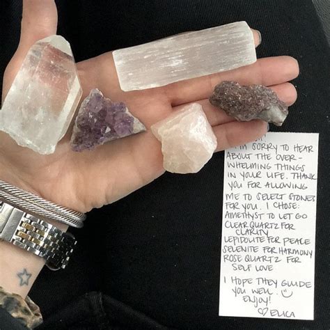 Intuitively Chosen Raw Crystal Set 5 Natural Crystals Etsy Raw