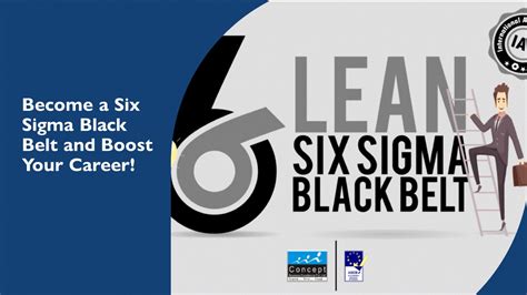 Become A Six Sigma Black Belt And Boost Your Career Six Sigma Concept