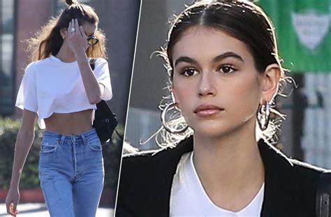 Kaia Gerber Flashes Washboard Abs During Breakfast Date