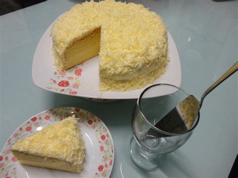 ( lapisan kek cheese ). Husna's Life: RESEPI : snow cheese cake / kek keju meleleh