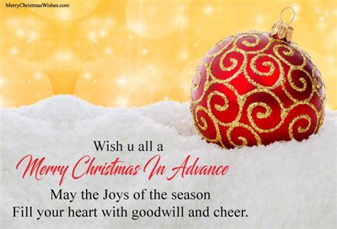 Merry Christmas In Advance 2020 Images Wishes Quotes Msg Greetings