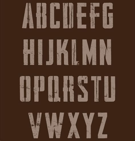 10 Best Medium Alphabet Stencils Printable