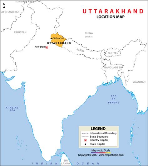 Uttarakhand In India Map Get Map Update