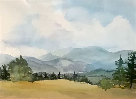 "Earth and Sky," watercolors by Jacqueline Altman, opens Friday in